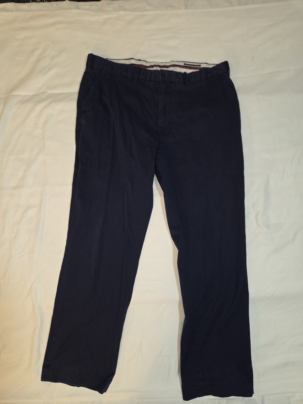 Polo Ralph Lauren Chino Pants Mens 38x32 Navy Blue 100% Cotton Classic Fit